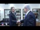 Antony Blinken meets Benjamin Netanyahu in Tel Aviv
