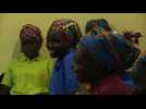 Freed Chibok girls meet Nigerian minister