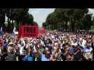 Thousands hit streets in Albania to call for PM to quit