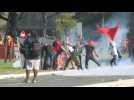 Violence erupts at protest against Brazil's Temer, austerity