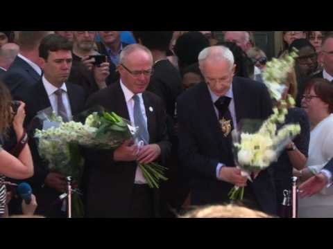 Manchester falls silent for concert attack victims