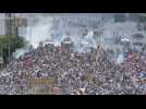 Security forces fire tear gas at big Venezuela demo