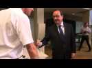 Former French President Hollande casts parliamentary vote