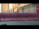 Mass rally in Pyongyang in support of leader Kim Jong-Un