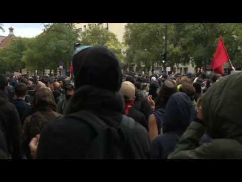 Thousands protest against Macron labour reforms in France