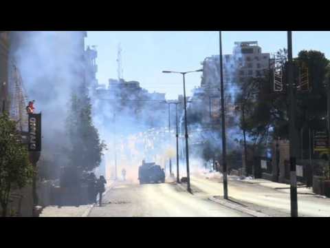 Israeli forces disperse protesters in Bethlehem