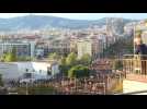 Barcelona: seperatists protest over jailed Catalan leaders