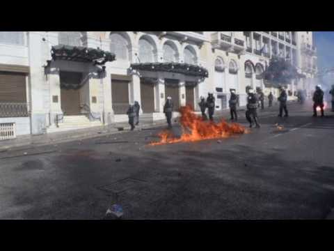 Violence at Greek demo in memory of teen killed by police