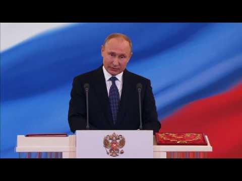 Vladimir Putin sworn in as president for fourth Kremlin term