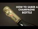 How to Saber a Champagne Bottle