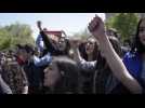 Armenians protest ex-leader's move to stay in power