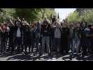 Protesters in Yerevan clash with police following election