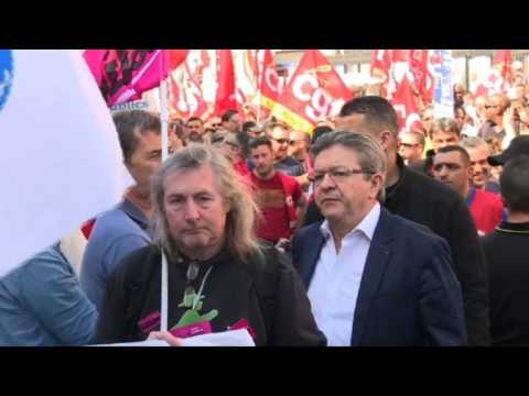 Day of mass French protests kicks off in Marseille