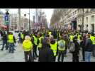 'Yellow vest' protesters gather on the Champs-Elysées