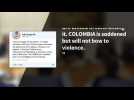 Colombia 'will not bow to violence' after car bomb: Duque