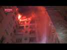 Violent fire in a building in the 16th arrondissement of Paris: at least ten dead and 37 injured (provisional death toll) - Image produced by the Firemen of Paris