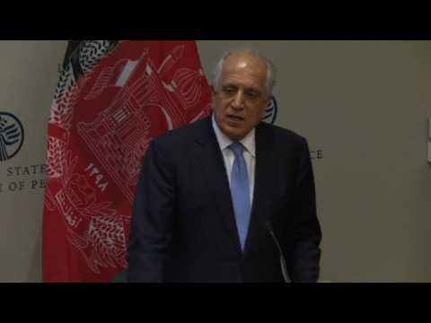 US envoy in Taliban talks seeks peace deal before July elections