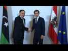 Austrian Chancellor receives Lybian Prime Minister in Vienna