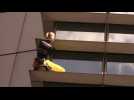 French 'Spider-Man' scales Manila skyscraper