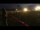 Forensic scientists in Mexico work scene of fuel pipeline fire