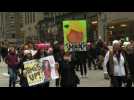 Women's March Alliance holds protest in New York