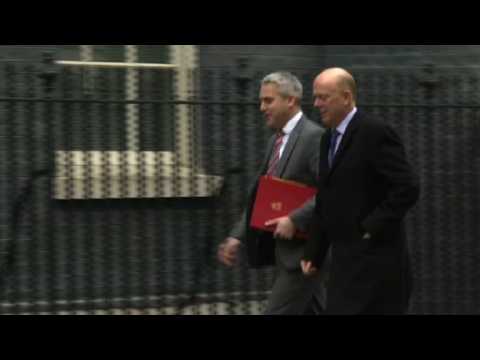 UK Cabinet meets at Downing St before Brexit vote