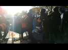 Catalan separatists block road as Spanish cabinet meets