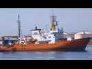 The Aquarius migrant rescue ship docks in Valencia
