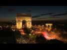 World Cup: Parisians celebrate France's win on Champs Elysees