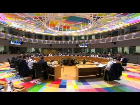EU leaders in Brussels for a summit on migration, Brexit