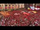 Pamplona's bull-running festival begins