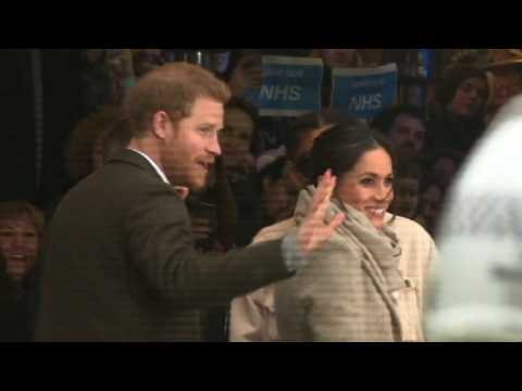 London: Prince Harry and fiancee Meghan visit a charity radio