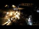 Syria/Idlib: residents clear rubble following reported strikes