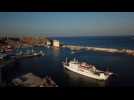 Ferry with North Korean art troupe arrives in South Korea