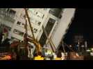 Rescuers scour tilting buildings after Taiwan quake kills six