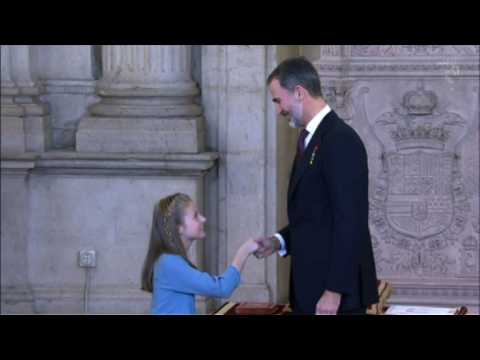 Spain's king celebrates 50th birthday amid Catalan crisis