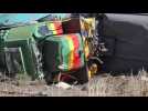 14 dead, 180 injured as South Africa train ploughs into truck