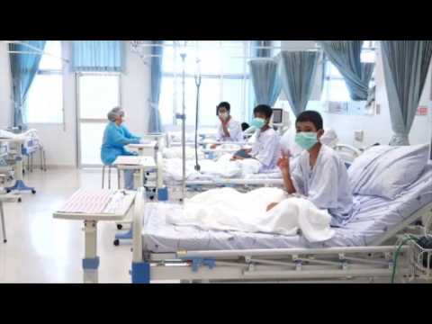 Thai rescue cave: boys are taken care of in hospital