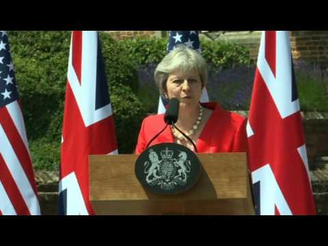UK, US agree to pursue 'ambitious' trade deal after Brexit: May