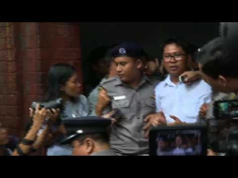 Myanmar judge jails Reuters reporters for 7 years