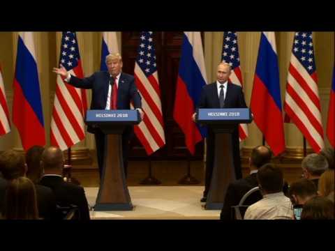 Trump notes Putin's 'powerful' denial of vote meddling