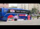 World Cup: Croatia leave hotel for final match