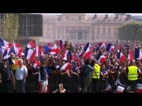 World Cup final: 90,000 fans in Paris fan zone