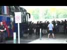 France squad arrive in Moscow ahead of World Cup final
