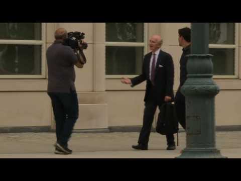 Marin's lawyer arrives in court for FIFA scandal sentencing