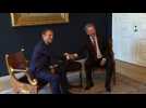 Macron meets his Finnish counterpart Niinisto in Helsinki