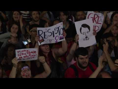 Thousands protest against president-elect Bolsonaro in Brazil
