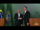 Brazil's Michel Temer meets president-elect Bolsonaro