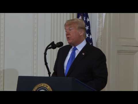 Trump calls on republicans, democrats to 'work together'