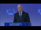 Barnier says Brexit deal prevents 'hard' Irish border